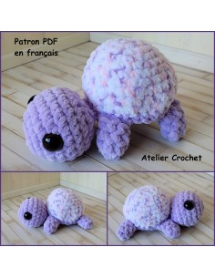 Patron PDF d'une tortue au crochet