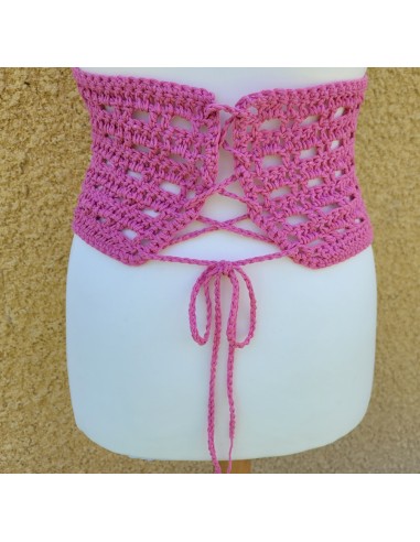 Crop-Top au crochet