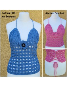 Patron PDF top au crochet