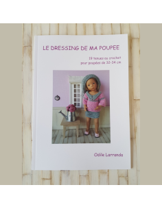 Livre de 19 patrons de crochet pour poupée de 32-34cm