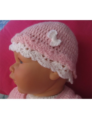 Patron PDF ensemble gilet, bonnet et chaussons au crochet