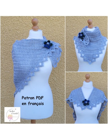 Patron PDF d'un châle au crochet