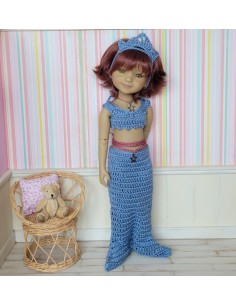 Tenue de sirène au crochet pour poupée Ruby Red Fashion Friends 2