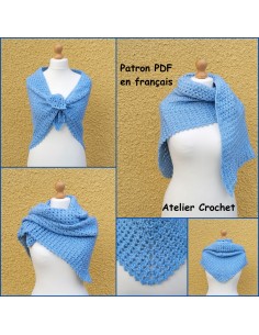 Patron PDF d'un châle au crochet