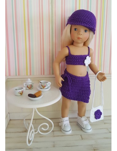 Livre de 19 patrons de crochet pour poupée de 32-34cm