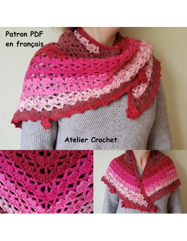 Patron PDF d'un châle au crochet