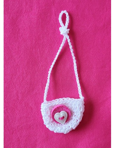 robe, sac et chapeau au crochet pour poupée Barbie