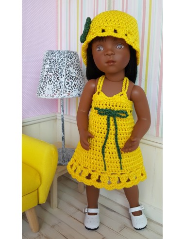 Livre de 19 patrons de crochet pour poupée de 32-34cm