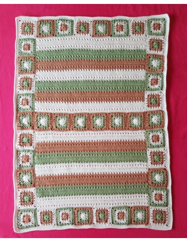 couverture bébé faite main au crochet