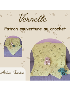 Patron PDF d'une couverture au crochet