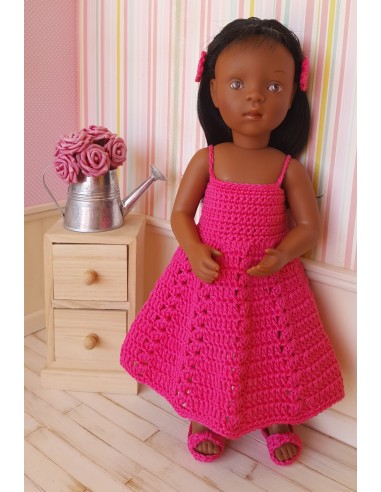 Livre de 19 patrons de crochet pour poupée de 32-34cm