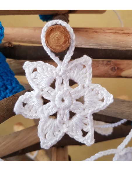 Patron PDF d'une décoration de Noël au crochet