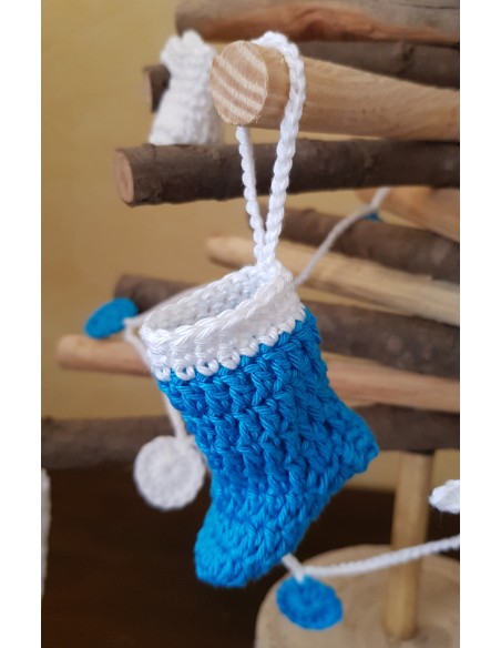 Patron PDF d'une décoration de Noël au crochet