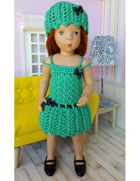 Livre de 19 patrons de crochet pour poupée de 32-34cm