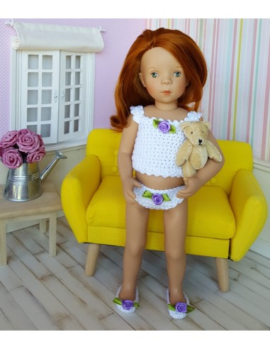 Livre de 19 patrons de crochet pour poupée de 32-34cm