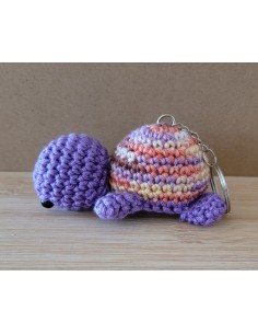 Porte clés tortue au crochet