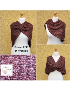 Patron PDF d'un chauffe épaule femme au crochet