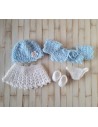 Patron PDF d'un sac à dos, d'un cartable et d'un sac besace au crochet pour poupée Paola Reina