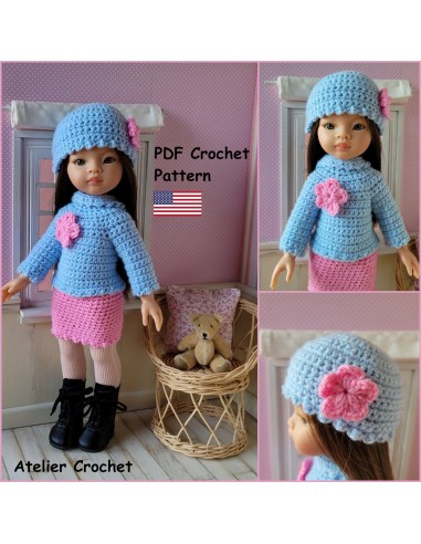 PDF crochet pattern for Paola Reina Las Amigas