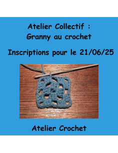 Atelier découverte du carré au crochet sur Pau et son agglomération