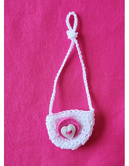 robe, sac et chapeau au crochet pour poupée Barbie Curvy