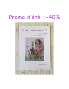 Livre de 19 patrons de crochet pour poupée de 32-34cm