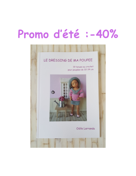 Livre de 19 patrons de crochet pour poupée de 32-34cm