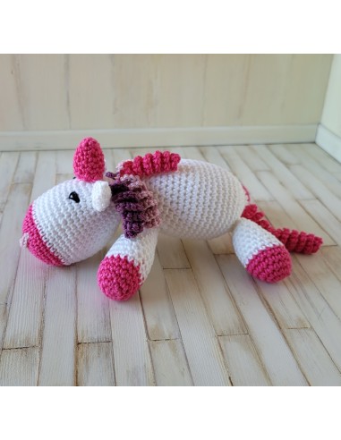 Patron PDF d'une licorne au crochet