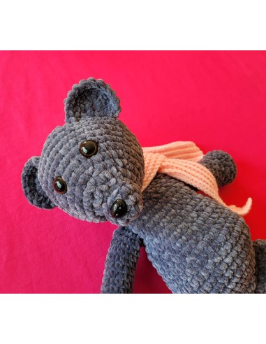 Patron PDF d'une peluche souris au crochet