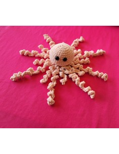 Patron PDF d'une peluche pieuvre au crochet 2