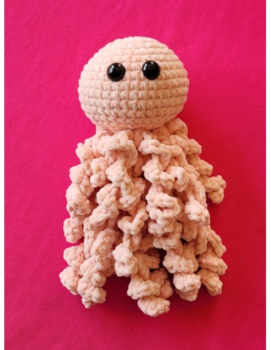 Patron PDF d'une peluche pieuvre au crochet
