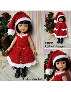 Robe, cape et bonnet de Noël patron PDF de crochet pour Paola Reina Las Amigas