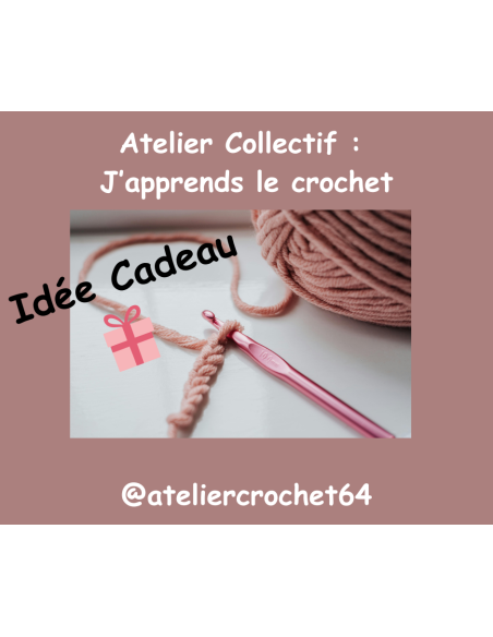 Atelier collectif  de crochet pour réaliser votre projet