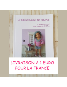 Livre de 19 patrons de crochet pour poupée de 32-34cm