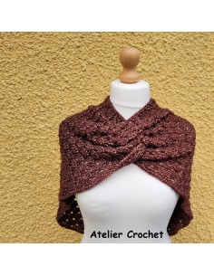 Chauffe épaule réalisé au crochet