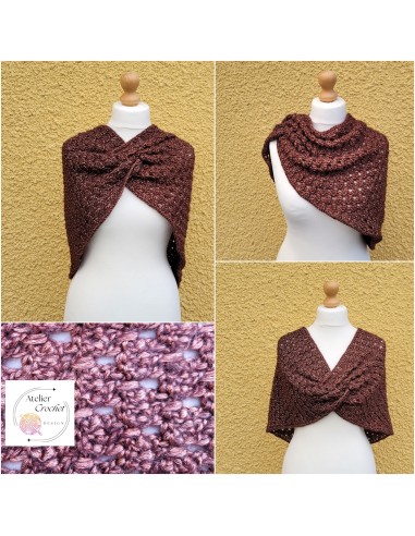 Chauffe épaule réalisé au crochet