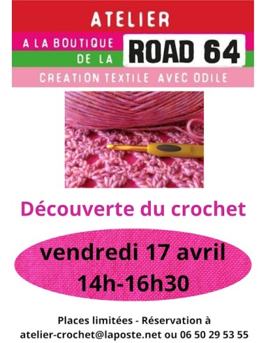 Atelier "découverte du crochet"