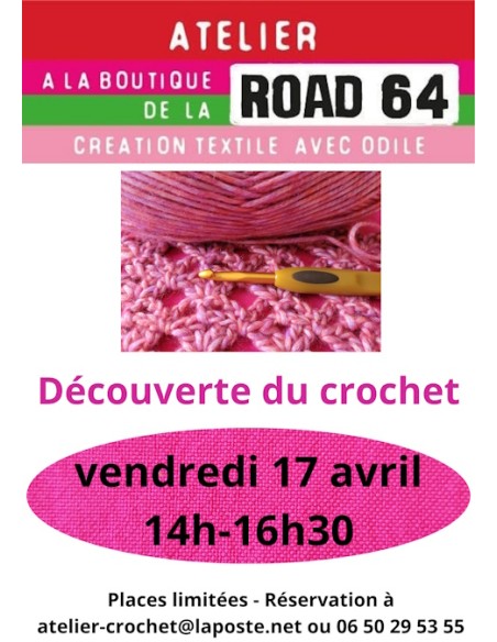 Atelier "découverte du crochet"