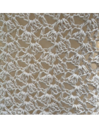 Top beige fait main au crochet