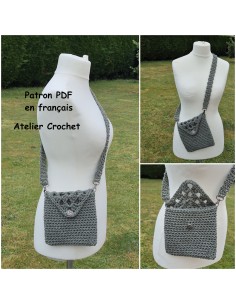patron PDF d'un sa au crochet à base de granny