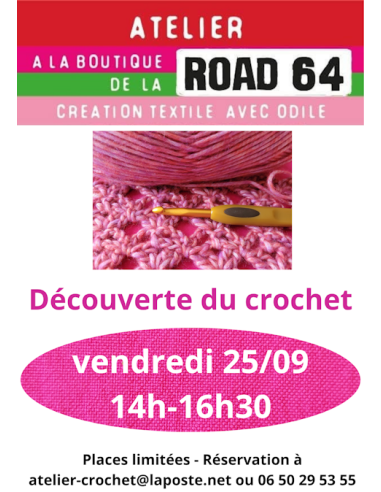 cours de crochet le 25/09 à Nay 64800