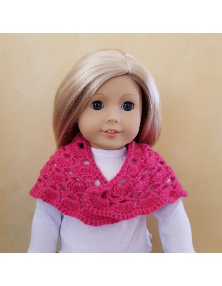 Patron PDF de 10 écharpes au crochet pour poupée American Girl ou Hannah de Götz