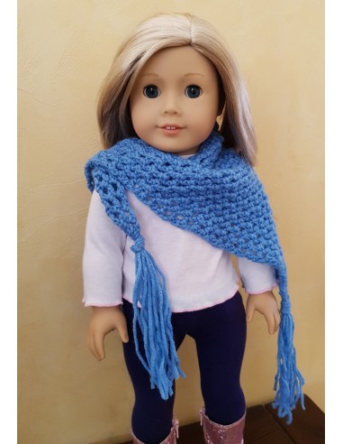 Patron PDF de 10 écharpes au crochet pour poupée American Girl ou Hannah de Götz