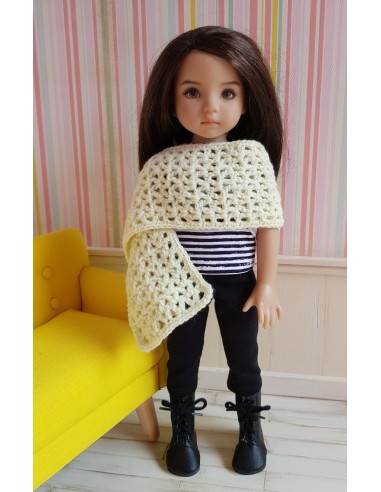Patron PDF de 10 écharpes au crochet pour poupée de 32-34cm