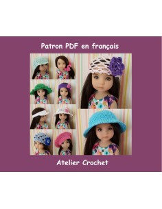 Patron PDF 10 chapeaux au crochet