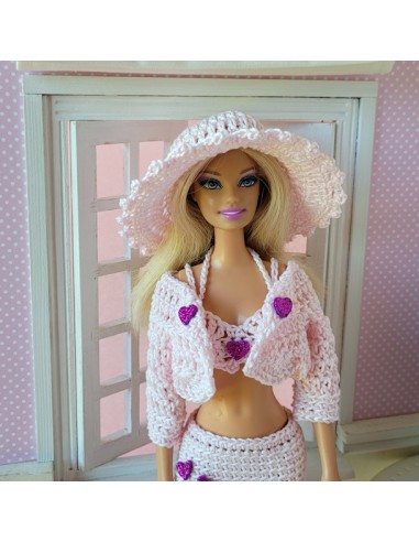 Ensemble de Saint Valentin pour poupée Barbie