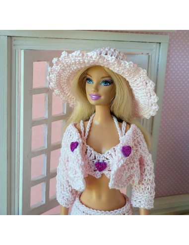 Ensemble de Saint Valentin pour poupée Barbie