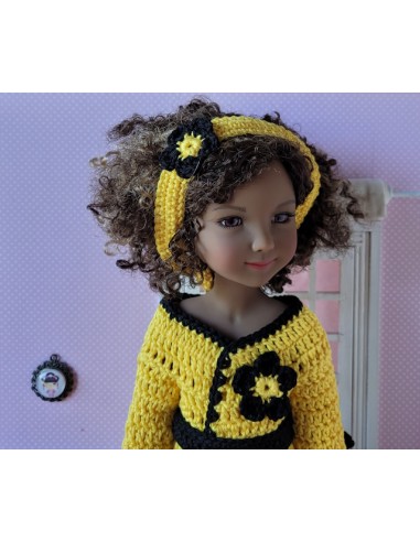 Kimono et bandeau au crochet pour poupée Ruby Red Fashion Friends