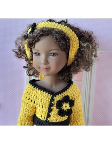 Kimono et bandeau au crochet pour poupée Ruby Red Fashion Friends