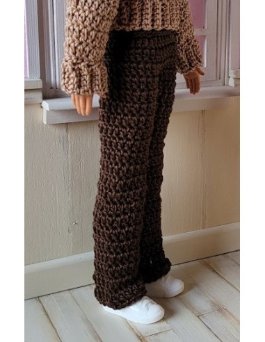 Pull et pantalon au crochet pour poupée Ken de Mattel